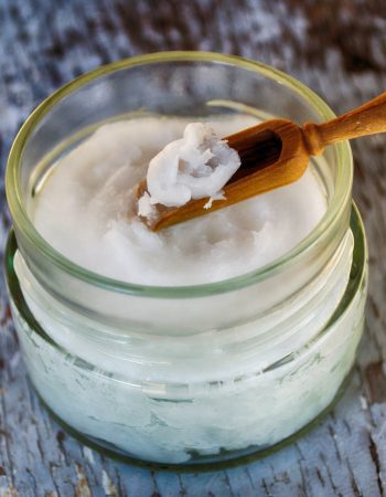 Oil pulling with coconut oil